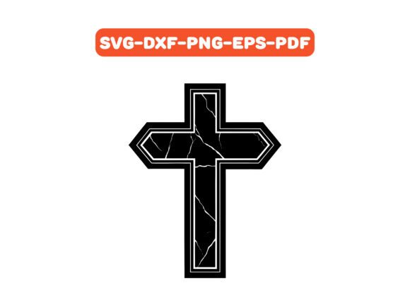 A Modern Minimalist Christian Cross SVG