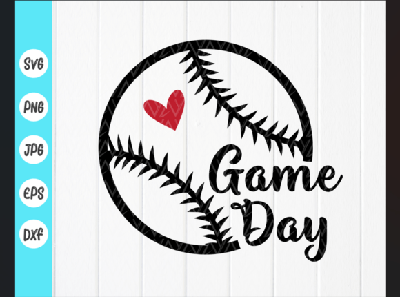 Baseball Game Day Svg, Softball Game Day