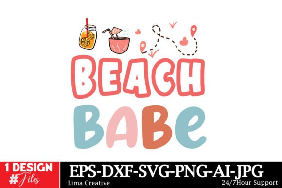 Beach Babe SVG, Summer SVG Design