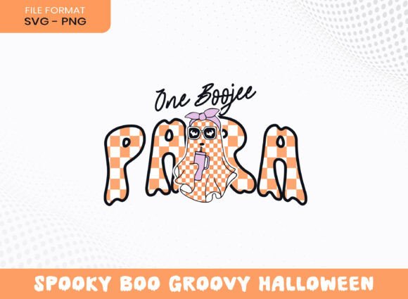 Boojee Para Halloween Groovy Boo Bow SVG