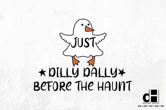 Funny Halloween Just Dilly SVG PNG
