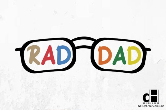 Rad Dad SVG PNG for Father’s Day