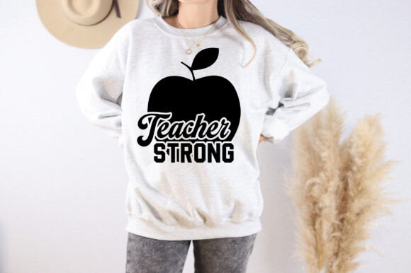 Teacher Strong SVG PNG T Shirt Design